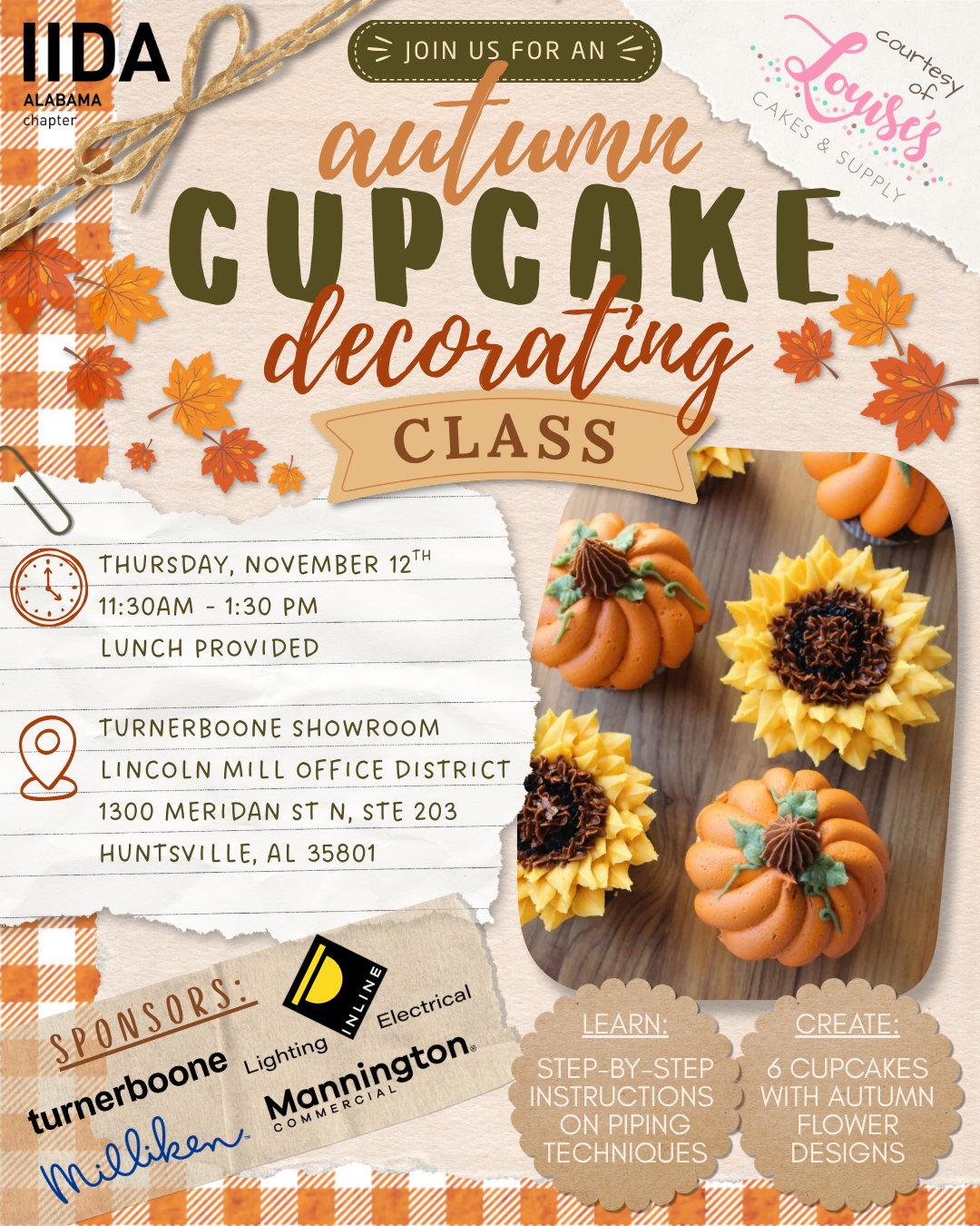 HSV | Autumn Cupcake Decorating